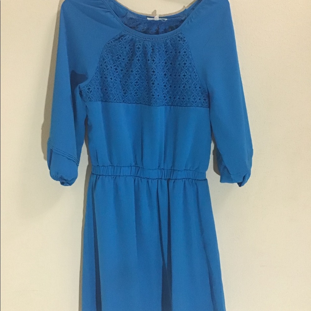 Blue dress
